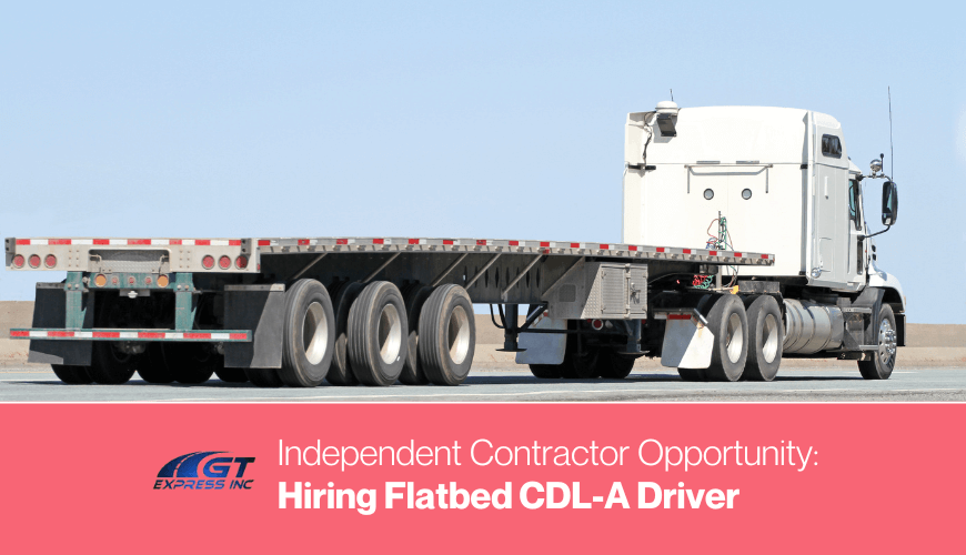 Flatbed/Conestoga CDL-A Truck Drivers