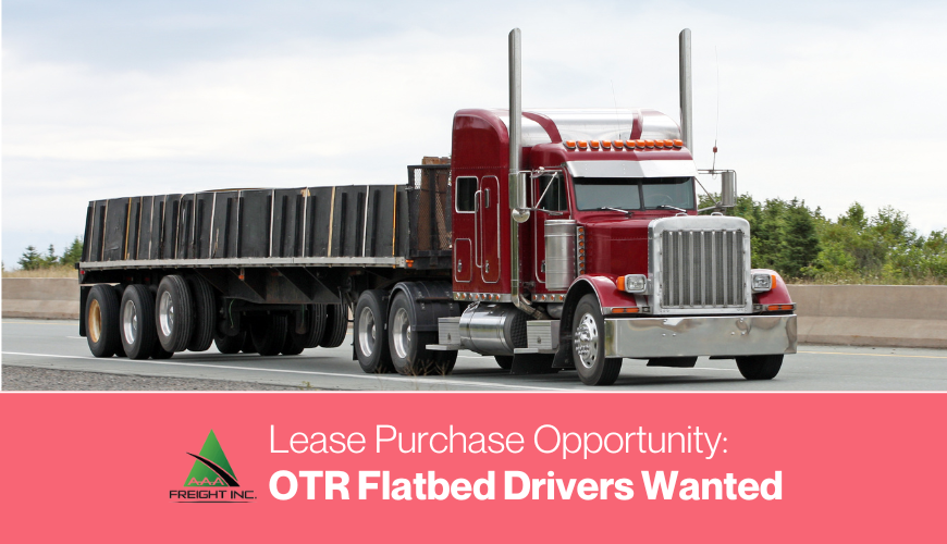 Dry Van Driver Needed