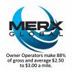 Merx Global is looking for Owner Operators